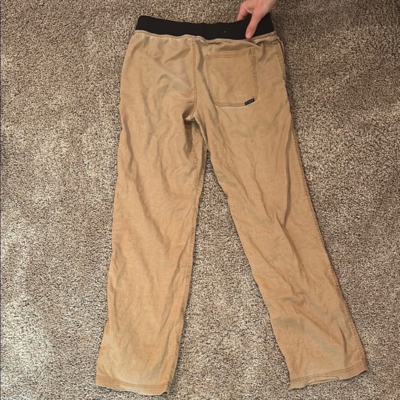 Prana Tan Chinos Lightweight Elastic Waist - Picture 3 of 3